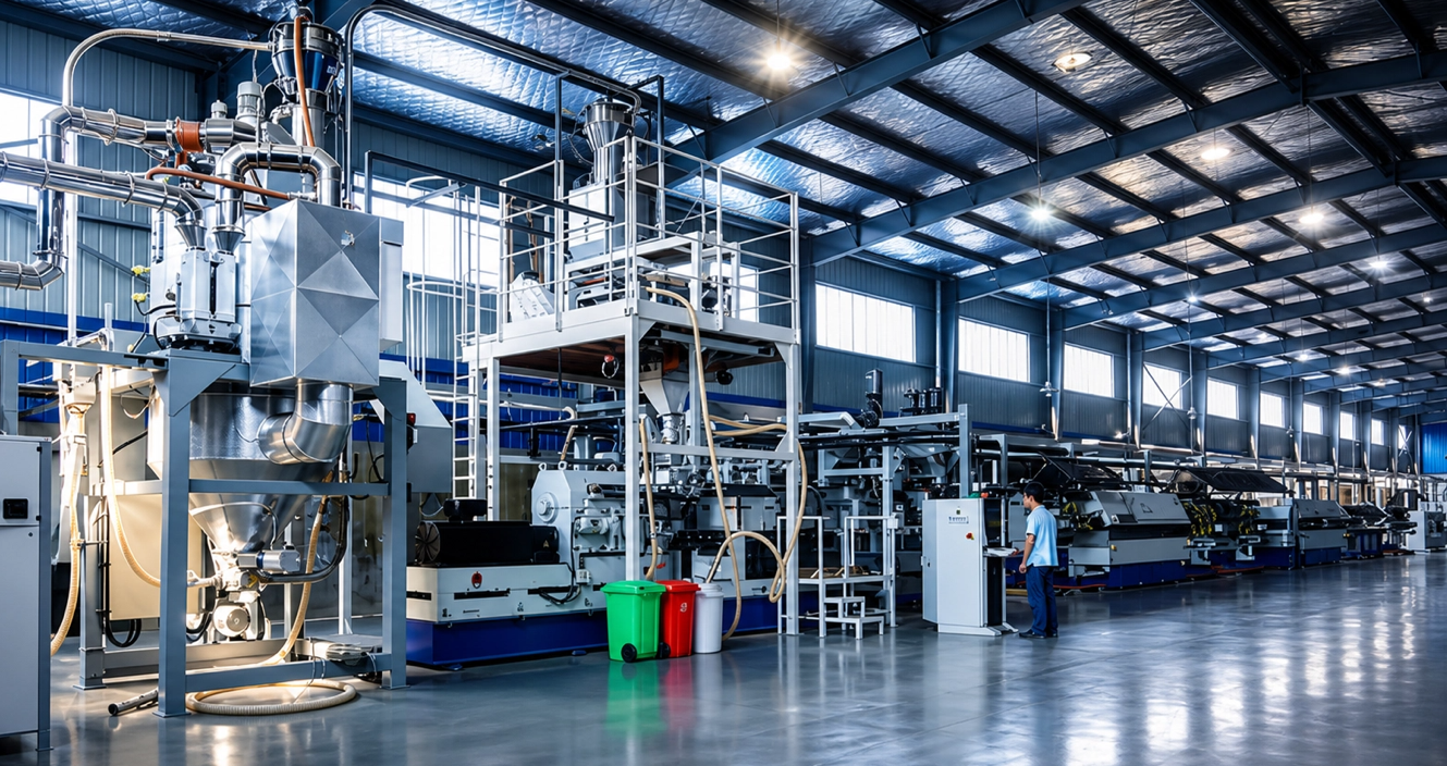 Newton PET strapping production line